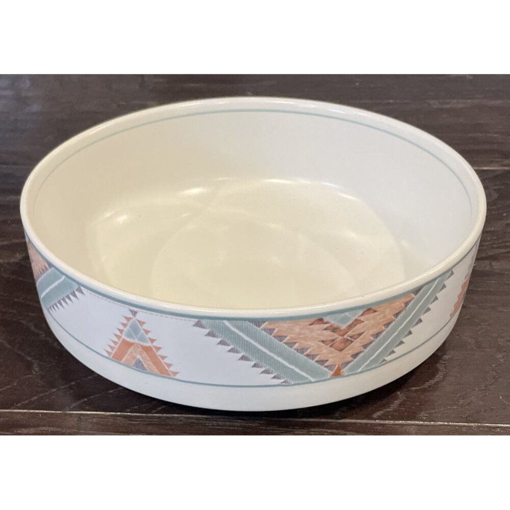 Mikasa‎ Intaglio CAC24 Santa Fe Round Serving Bowl Vintage Southwestern 8.5”